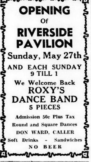 Riverside Pavilion - May 25 1945 (newer photo)